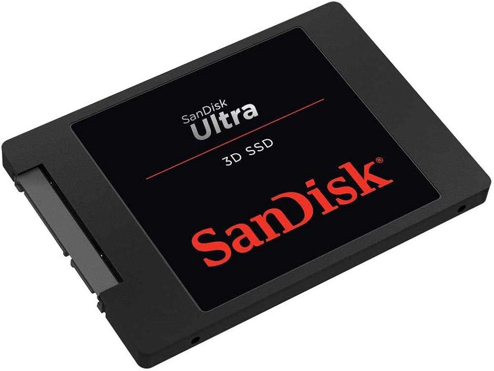SanDisk Ultra 3D SSD 2TB 560MB/s Read 530MB/s Write Black