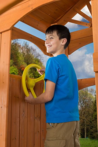 Creative Cedar Designs Playset Steering Wheel Accessory- Yellow, One Size - Thumbnail 3