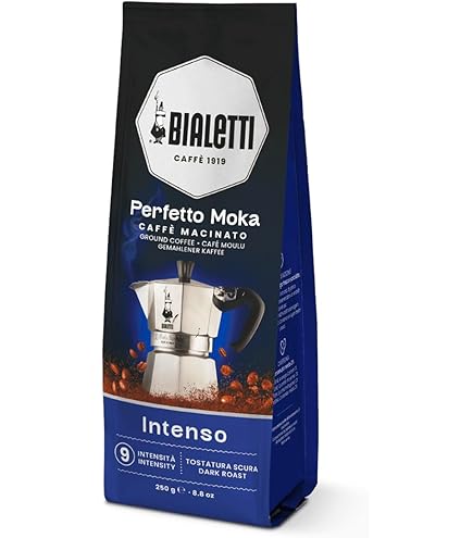 Amazon.com : Bialetti Perfetto Moka Nocciola Ground Coffee 8.8 oz