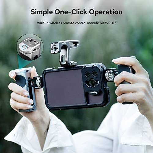 SmallRig Video Rig Kit for iPhone 14 Pro Max with Wireless Control Dual