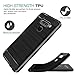 LG V40 Thinq Case, LG V40 Case, Vinve [Slim Thin] Carbon Fiber TPU Shock Absorption Anti-Scratches Flexible Soft Protective Case Cover for LG V40 ThinQ (Black)