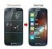 TANTEK [3-Pack Screen Protector for Samsung Galaxy S4,Tempered Glass Film,Ultra Clear,Anti Scratch,Bubble Free,Case Friendly