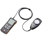 Testo 545 Digital Lux Meter &ndash; Light Meter Handheld for Light Illuminance Measurement in Workplaces &ndash; Range of up to 100,000 Lux &ndash; Luxometer with App Compatibility