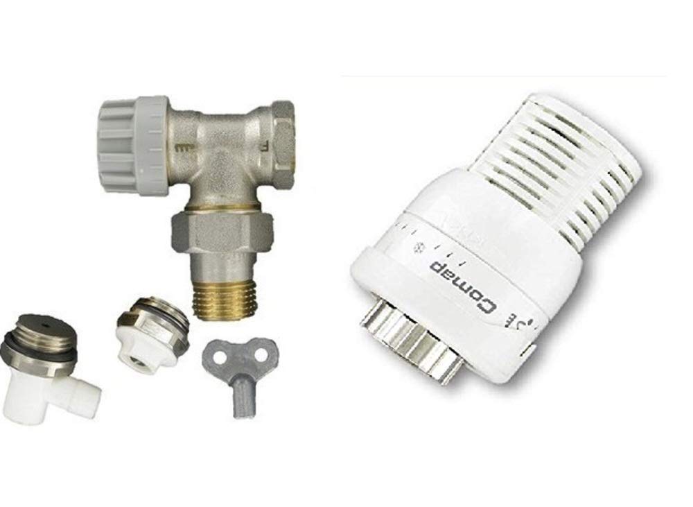 Senso Comap M28 Thermostatic Valve Set Square with Accessories 1/2-inch