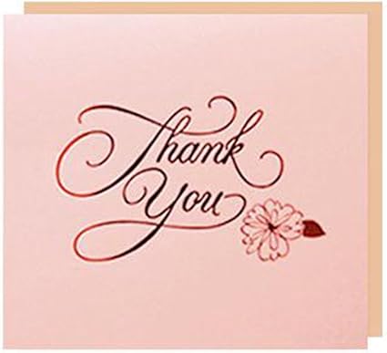 1 X Milopon Biglietti Di Ringraziamento Messaggio Di Auguri Note Diy Gift Cards 12x11cm B Amazon It Cancelleria E Prodotti Per Ufficio