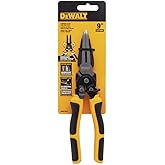 DEWALT DWHT70277 Compound Action Long Nose Pliers 9 Inch , Black