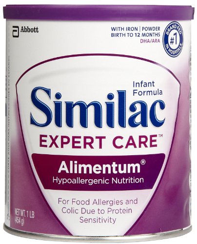 Similac Expert Care Alimentum Hypoallergenic Nutrition Formula, Powder, With Iron, 1-Pound (454 g) (Pack of 12)