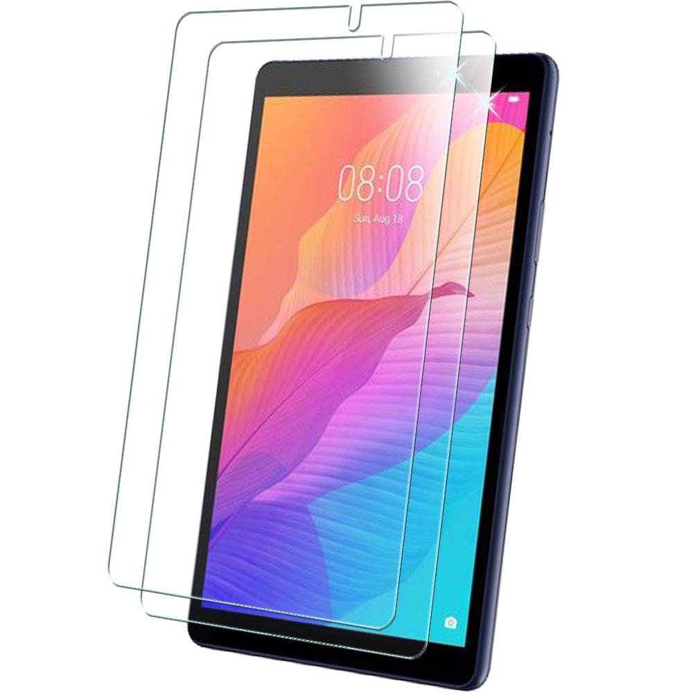 TECHGEAR GLASS Edition [2 Pack] Screen Protectors for Huawei MatePad T8, Genuine Tempered Glass Screen Protectors [9H Toughness] [HD Clarity] [Scratch-Resistant] [No-Bubble]