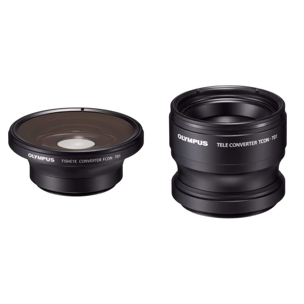 Olympus Tele Converter for Tough TG-5 with Fish Eye Converter for Tough TG-5 - FCON-T01