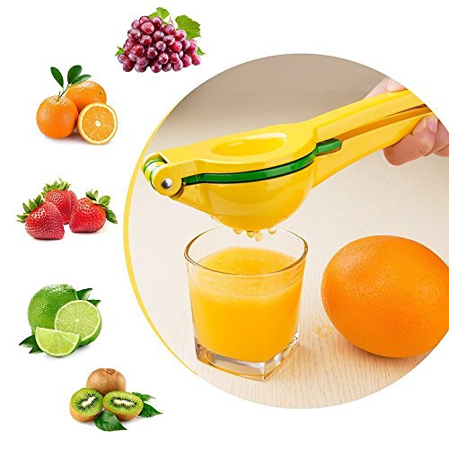 Metal Manual Citrus Press Juicer Lemon Lime Squeezer Citrus Zester Peeler lemon clip juice extractor No Pulp or Seeds - Thumbnail 4