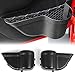 CheroCar JK Front Door Pockets Storage Inserts Side Organizer Box for Jeep Wrangler 2011-2018 JK JKU Interior Accessories, Black