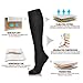 NEWZILL Compression Dress Sock (15-20mmHg) for Men & Women - Cotton Rich Comfortable Socks - Best Stockings for Business Casual, Running, Medical, Athletic, Edema, Diabetic (L/XL, Black)