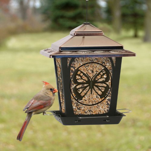 Audubon Hopper Feeder with Butterfly  Model   NA32321