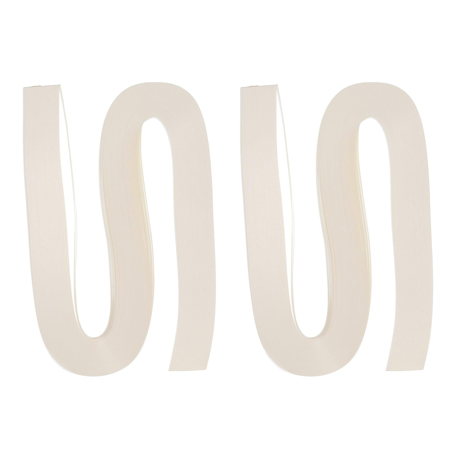PATIKIL 240pcs Quilling Strips Paper 3mm(1/8") 54cm Origami Paper Quilling Strip for Art DIY Hand Craft Christmas, Cream White