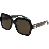 Gucci GG0036S Rectangle Sunglasses For Women +BUNDLE with ACCESSORY EYEWEAR KIT