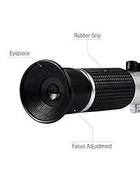 Refractómetro de grados Brix. Refractómetro de mosto de cerveza de escala dual de Anpro. Gravedad específica 1,000 a 1,120 y Brix de 0 a 32  . Reemplaza el hidrómetro casero