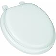 Mayfair 13EC 000 Soft Cushioned Toilet Seat, 1 Pack Round, White