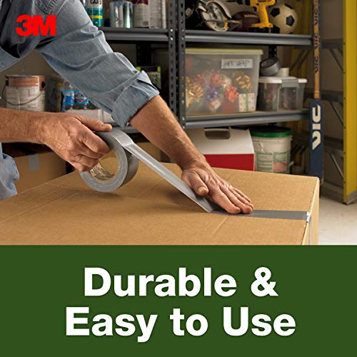 3M Basic Duct Tape, Silver Duct Tape for Bundle, Patch, Protect and