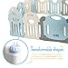 Baby Playpen - Kids 14 Panel Activity Centre Safety Play Yard, Home Indoor Outdoor New Pen