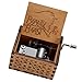 Jashem Wooden Music Box 18 Notes Tune Hand Engraved Music Box Handmade Gift for Birthday (Beauty and Beast)