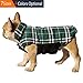 ThinkPet Reversible Dog Winter Coat, Dog Winter Jacket, Plaid, L, Green