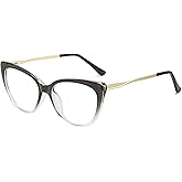 Cyxus Cat Eye Blue Light Glasses for Women Fashion Glasses Reduce Eye Strain UV Protection 8144