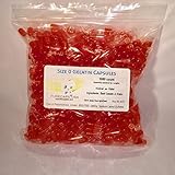 1000 Clear/ Orange Empty Gel GELATIN CAPSULES ~SIZE 0 ~ (Kosher/ Halal)