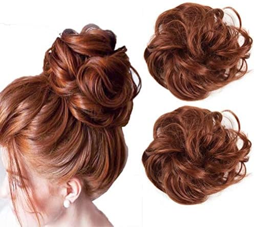 Synthetic hair bun scrunchie Clearance
