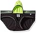 Andrew Christian Men's Peek-A-Boo Brief, Black/Lime, Large