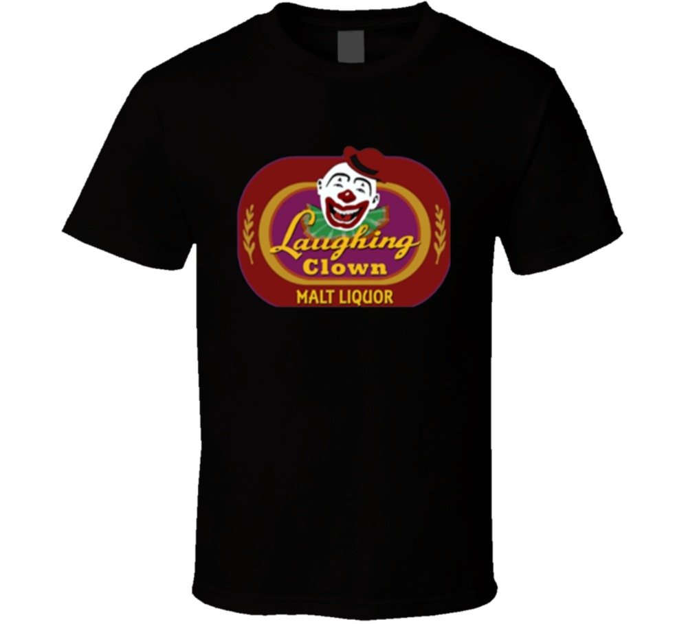 Talladega Nights Laughing Clown Liquor T Shirt Black