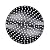 American Metalcraft 18909PHC 9" Hard Coat Perforated Disk