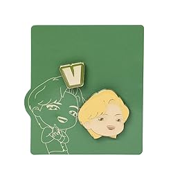 BTS TinyTan Dynamite Metal Pin Point Badge