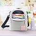 Diaper Bag Organizer - Insulated Diaper Bag Backpack with Ice Pack - Diaper Bag Cooler Lunch Box - Mommy Travel Bookbag - Baby Bottle Breast Milk Pump Breastfeeding Travel Tote (Grey/Pink)