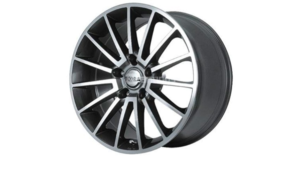LLANTA ALUMINIO TOORA T560 TITANIUM POLISHED 4X108 18X7 ET45 ...