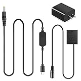 Raeisusp Type C Cable NP-W126 Dummy Battery PD