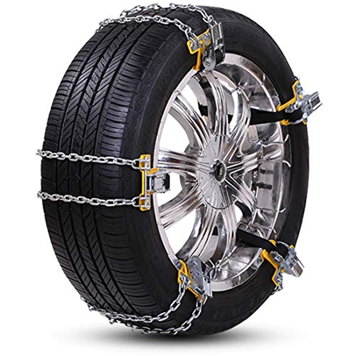 Big Ant Snow Chain Anti-Skid Tire Snow Chains,Winter Tire Chains for Car Adjustable Emergency Snow Chain Fit Tire Width 235-285mm/9.25-11.2