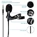 LANMU Lavalier Lapel Microphone,Lavalier Microphone,Omnidirectional Condenser Microphone for iPhone6/6Plus/6sPlus,iPad iPod Samsung All Smartphones (5 Feet /3.5mm TRRS Jack)