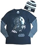 Star Wars Darth Vader Long Sleeve T-Shirt and Beanie Combo