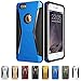 ESR Case for iPhone 6/6s, Three Layer Heavy Duty Shockproof Protective Case [Free Screen Protector] [Metal Design] [Matte Silicone Back + Thickened TPU Bumper] for iPhone 6s/6 4.7