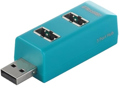 Amazon Ibuffalo Wii U動作確認済 どっちもusbポート採用usb2 0ハブ 3ポートタイプ ブルー Bsh3ud03bl バッファロー Usbハブ 通販