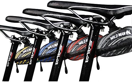 Iapetus Bike Bag Waterproof Bike Seat Pack &amp; MTB Cycling Eva Bag Saddle with Muti-Colors,Big Enough for Bicycle Repair Tool,Reflective Material Ensures Safety (Yellow)
