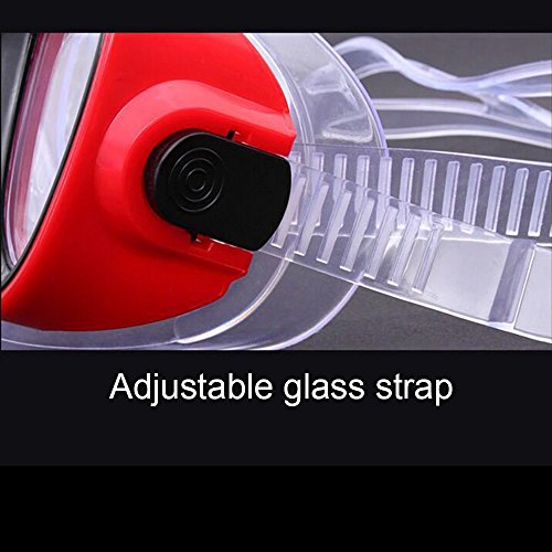 ADSRO Diving and Snorkeling Mask Anti-fogging Silicone Flexible Scuba Mask Swimming Goggles Tempered Glass Lens for Kids Adults Color Random - Thumbnail 5