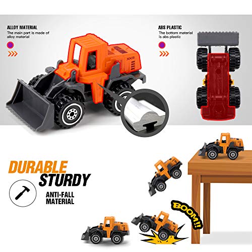 Construction Vehicles for Kids, Small Toy Construction Trucks Toys Sets
