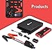 iClever Jump Starter 1300A Peak 18000mah Car Jumper, 12V Auto Battery Jumper (up to 8L Gas or 6.5L Disel Engine), Portable Power Pack with Dual USB Port, 12V & 19V DC Outut and Flashlight