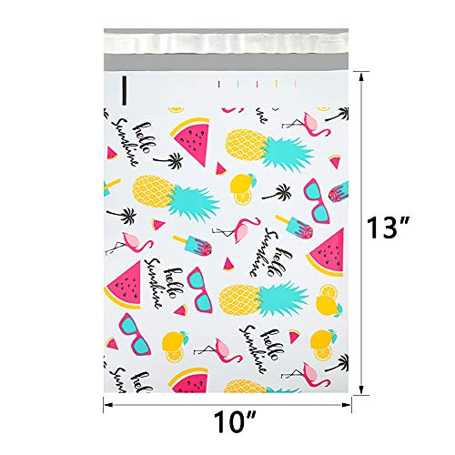 UCGOU Poly Mailers 10x13 Inch Summer Element Designer Pack of 100