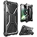 i-Blason Case for iPhone SE 2020 / iPhone 7/8, Transformer Kickstand iPhone 8 2017 Release Heavy Duty Dual Layer Combo Holster Cover Case with Locking Belt Swivel Clip (Black)