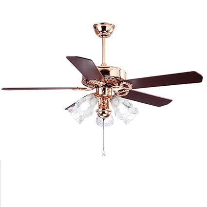 Amazon Com Ruiyeye Silent Ceiling Fan Light European Style Indoor