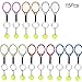 CREATIEE-PRO 15Pcs Mini Tennis Racket Keychain Key Ring Tennis Ball Ring
