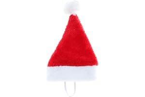 JOYPAWS Red Christmas Hat Cat Santa Hat Pet Christmas Costume Puppy Dog Cat Santa Hat with Adjustable Elastic Chin Strap - Christmas Hat