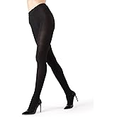 MeMoi Boston Ribbed Cotton Tights for Women, Cozy and Warm Durable Sweater Tights - Sizes Small to Queen 2